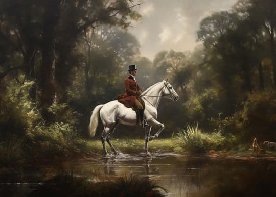 Horseman in the Forest