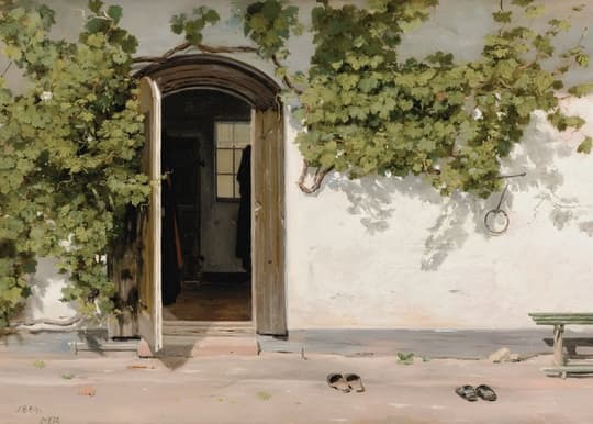 Ivy-Covered Doorway