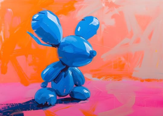 Blue Balloon Dog