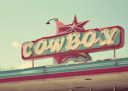 Cowboy Motel Sign