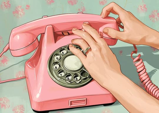 Retro Phone Call
