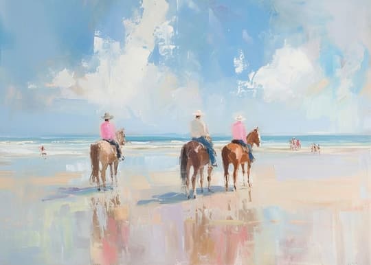Beach Horseback Riders