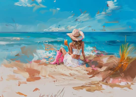 Girl at the Beach