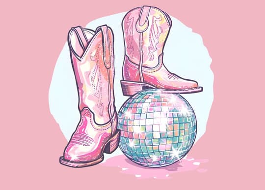 Disco Cowboy Boots