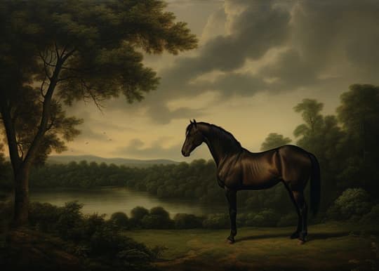 Horse by the River