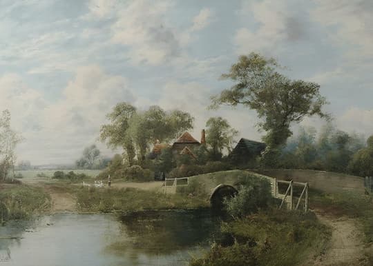 Cottage by the Stream