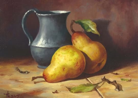 Pears with Pitcher