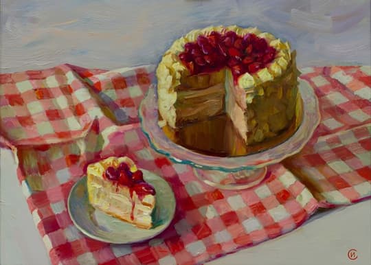 Red Velvet Cake with Slice