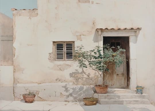 Mediterranean Courtyard
