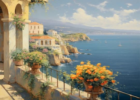 Mediterranean Coastal Villa