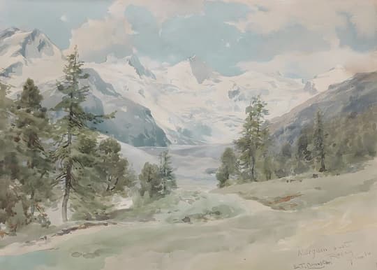 Alpine Glacier Vista