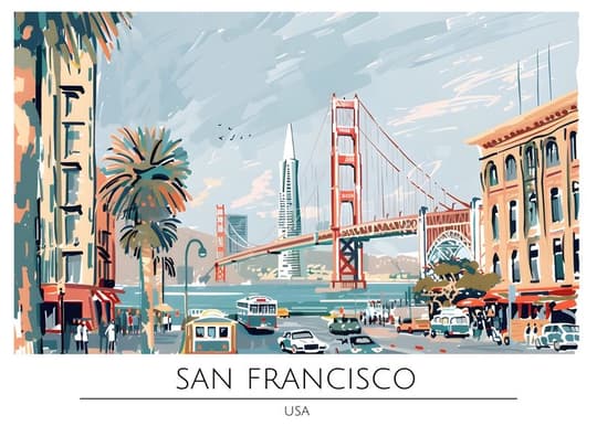 San Francisco Bay Cityscape