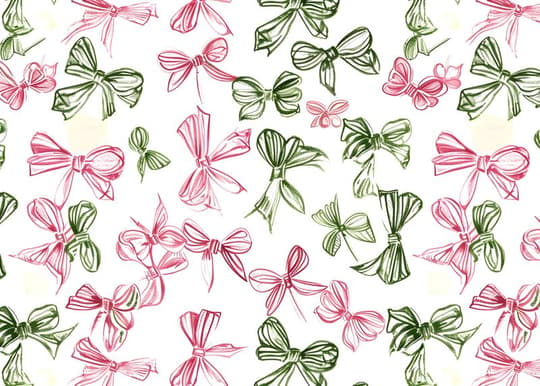 Ribbon Bows Pattern