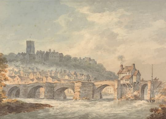 Medieval River Bridge & Castle