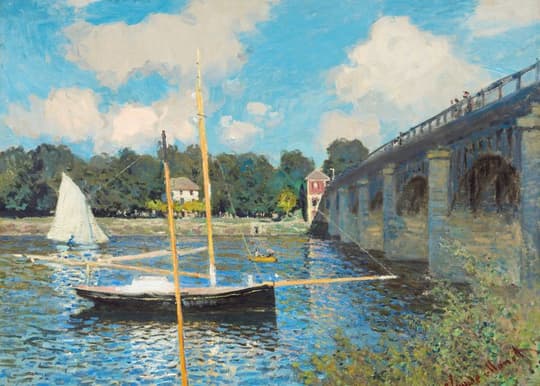 Sailboats on the Thames