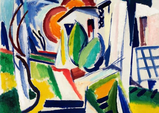 Abstracted Garden Composition