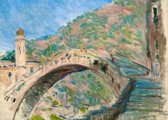 Bridge Over Alpine Stream