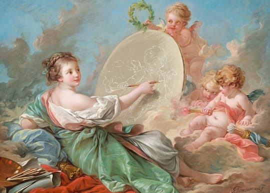 Allegory of Painting with Cherubs
