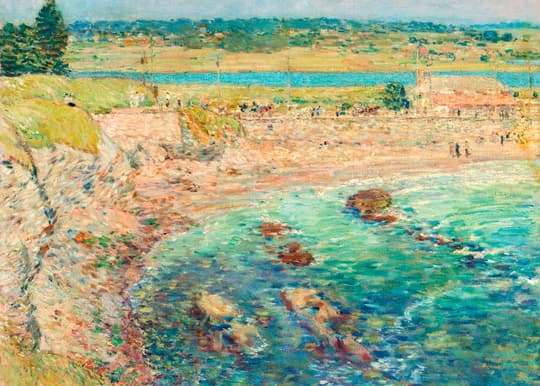 Coastal Cliff with Turquoise Waters