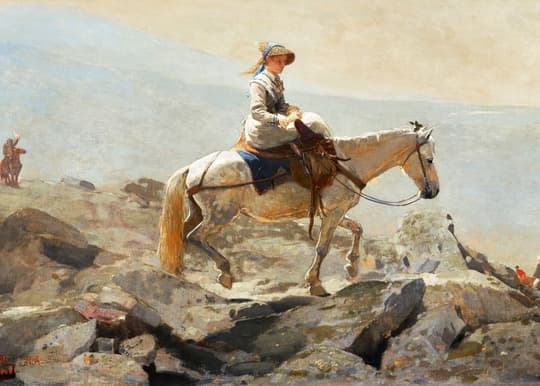 Cowboy on Rocky Ridge