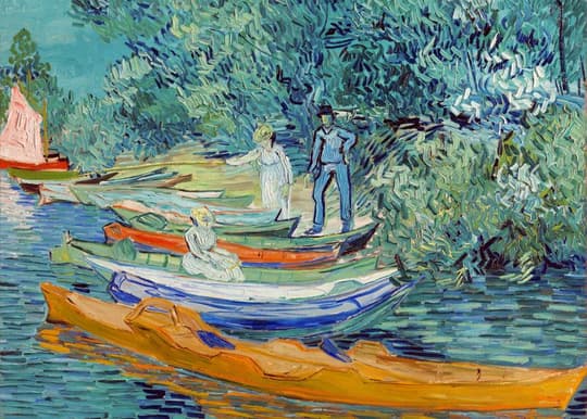 Boats on the Riverbank