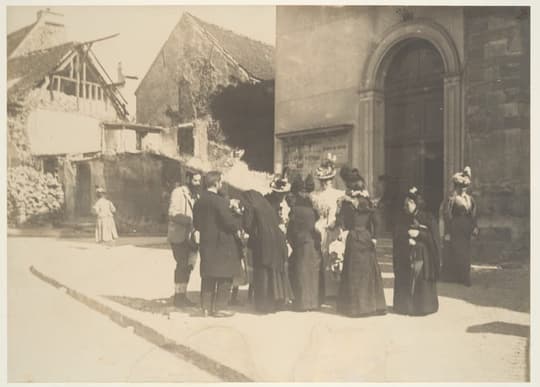 Street Scene, La-Queue-en-Brie (Val-de-Marne), by Edgar Degas, ca. 1896