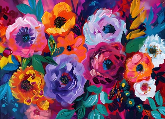 Vibrant Floral Explosion