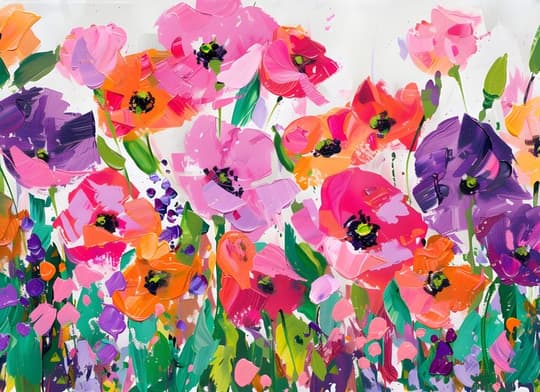 Vibrant Poppy Garden