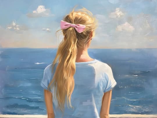 Girl by the Sea