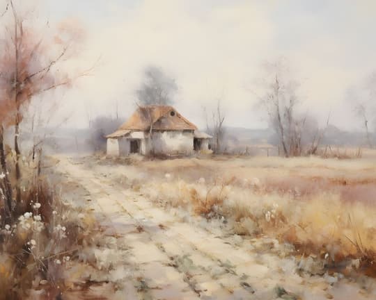 Abandoned House on the Prairie