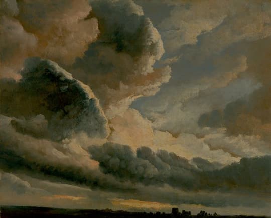 Dramatic Storm Clouds at Dusk