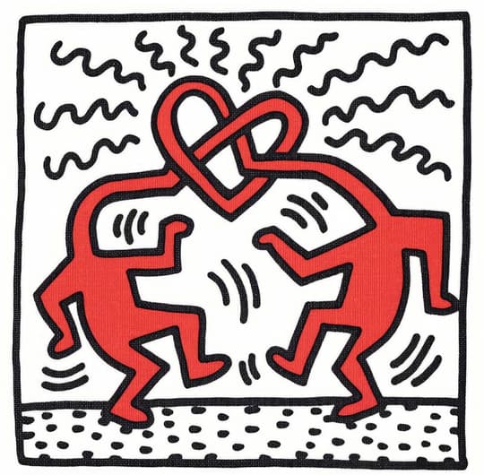 Dancing Figures with Heart