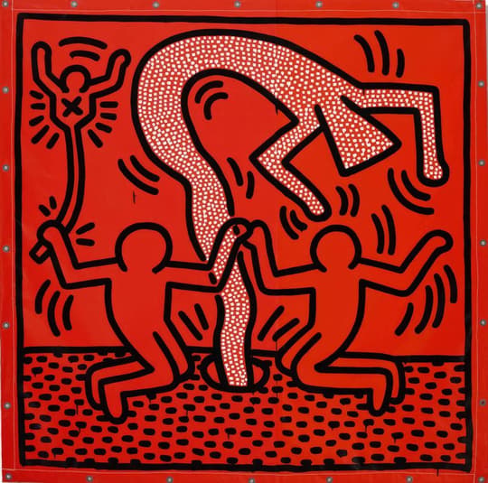Dancing Figures & Serpent