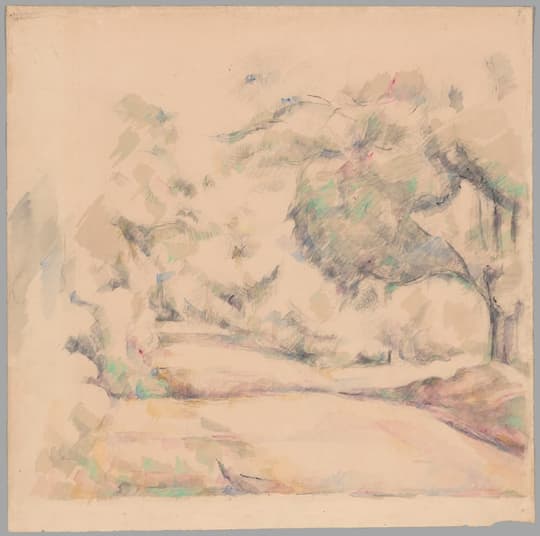Road in Provence, by Paul Cezanne, c. 1885