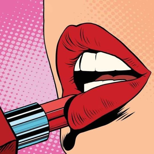 Pop Art Lips