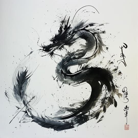 Dragon in Motion