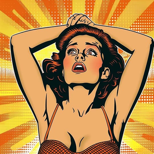 Retro Pop Art Woman