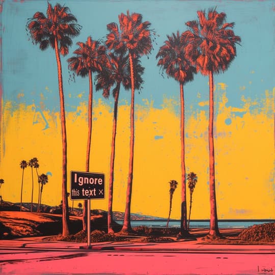 Neon Palm Horizon