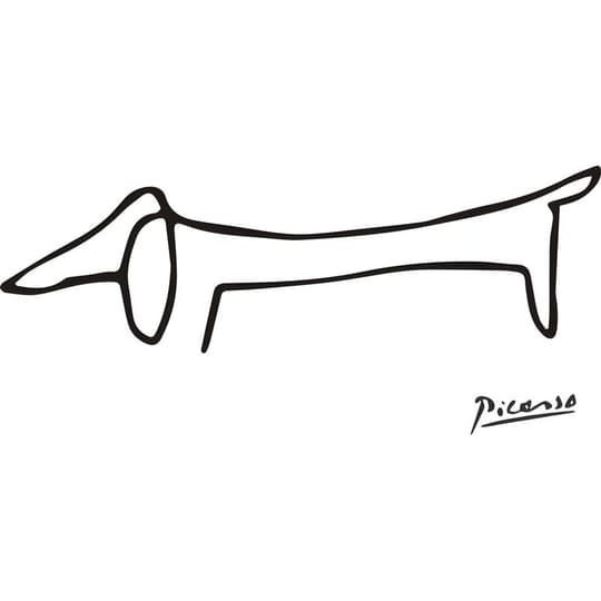 Dachshund Line Drawing