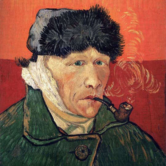Self-Portrait with Bandaged Ear