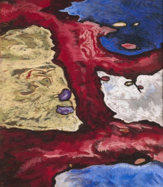 Abstract Landscape with Organic Forms