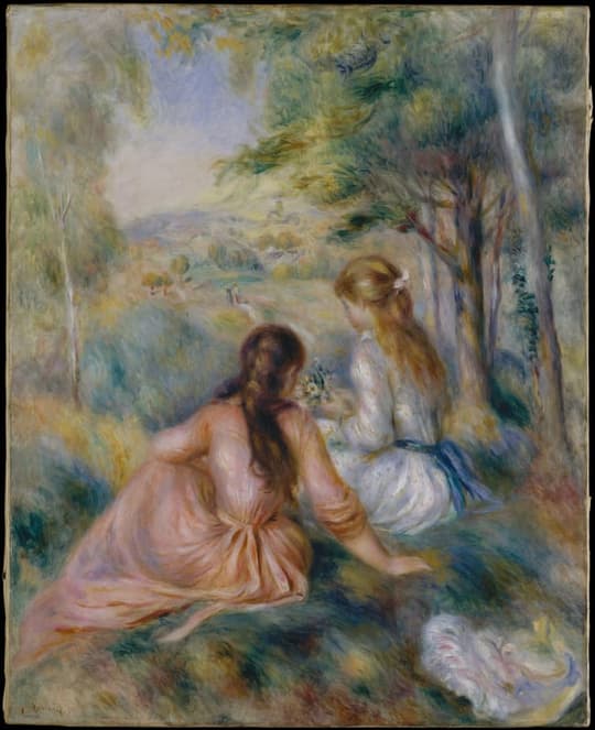 In the Meadow, by Auguste Renoir, 1888–92