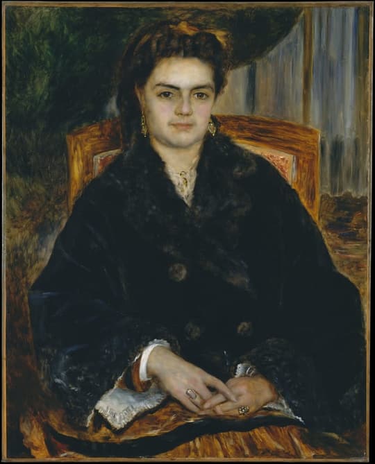 Madame Édouard Bernier (Marie-Octavie-Stéphanie Laurens, 1838–1920), by Auguste Renoir, 1871