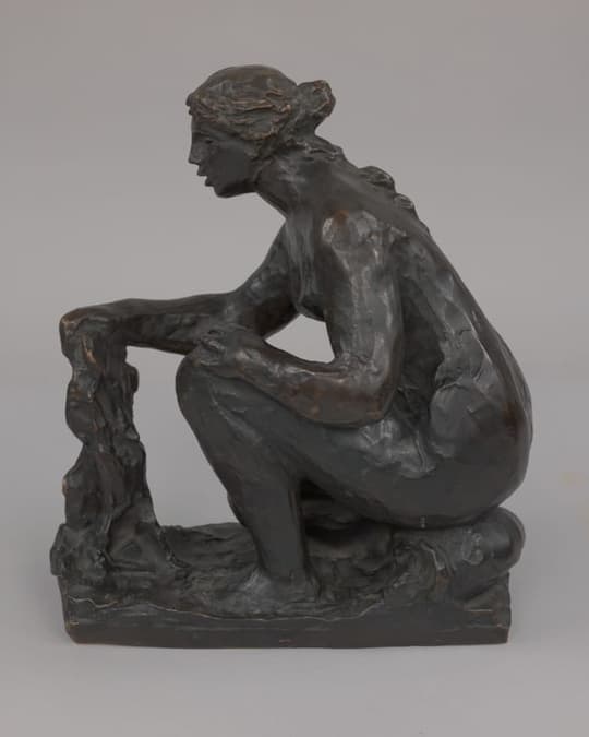 Washerwoman, by Auguste Renoir, 1916