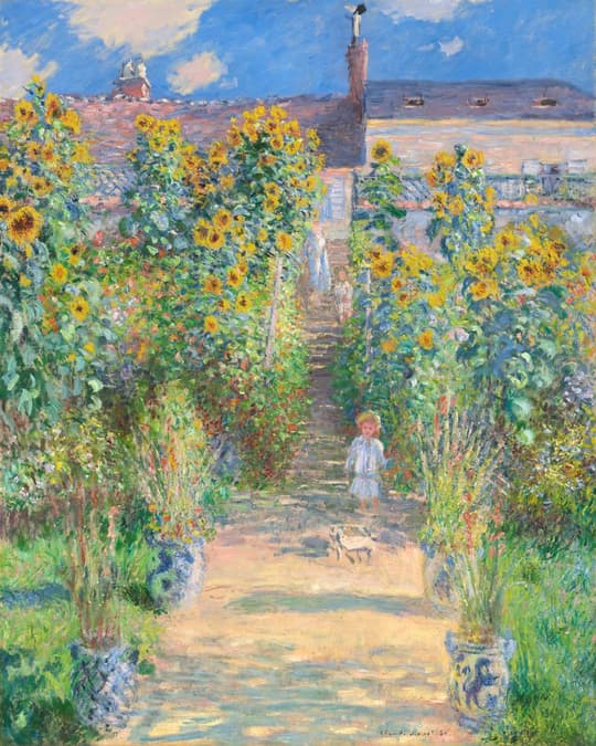 Sunflower Garden Path
