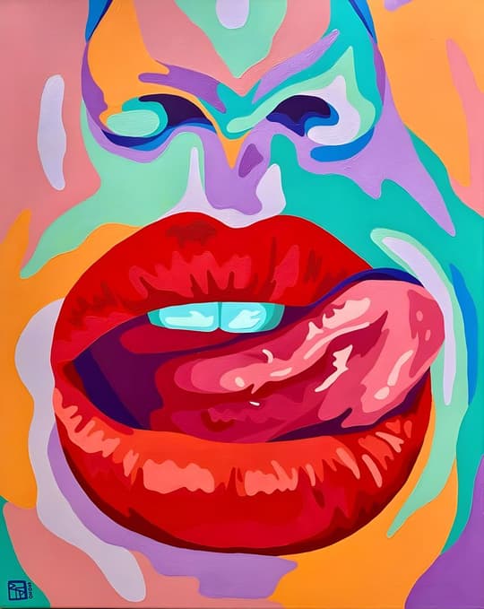 Vivid Face Portrait