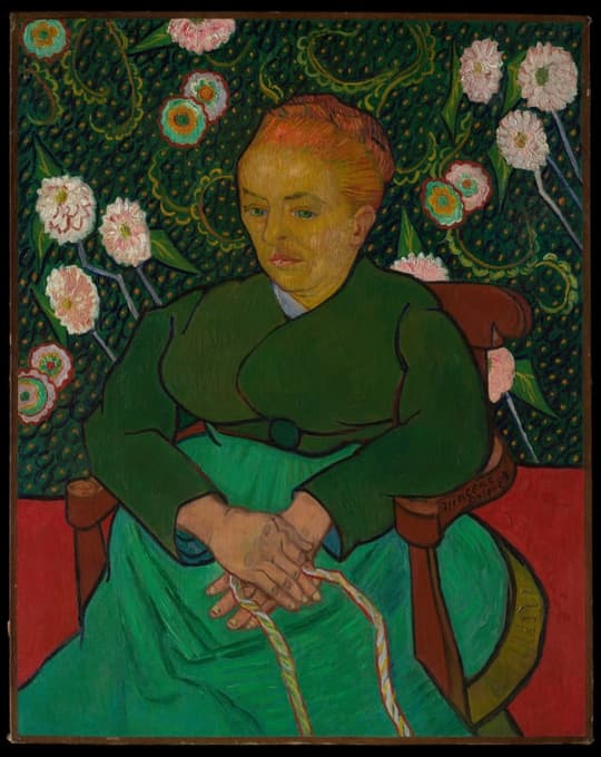 La Berceuse (Woman Rocking a Cradle; Augustine-Alix Pellicot Roulin, 1851–1930), by Vincent van Gogh, 1889