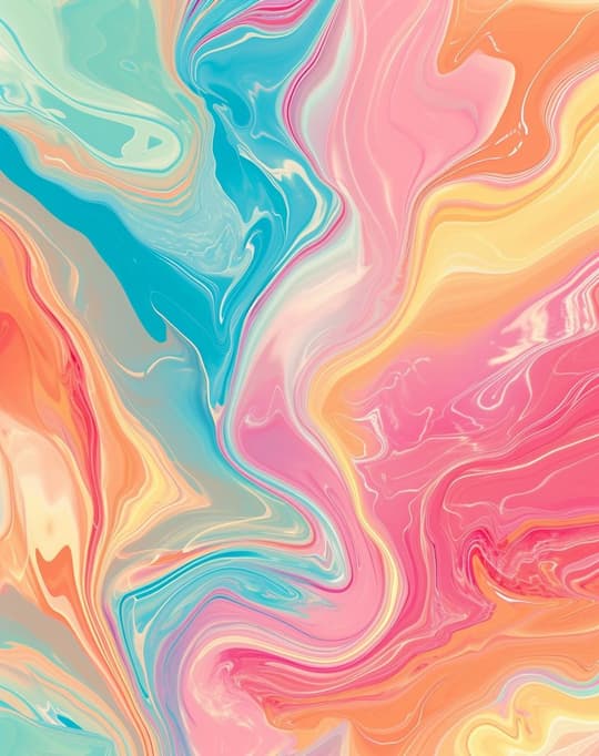 Fluid Pastel Swirl