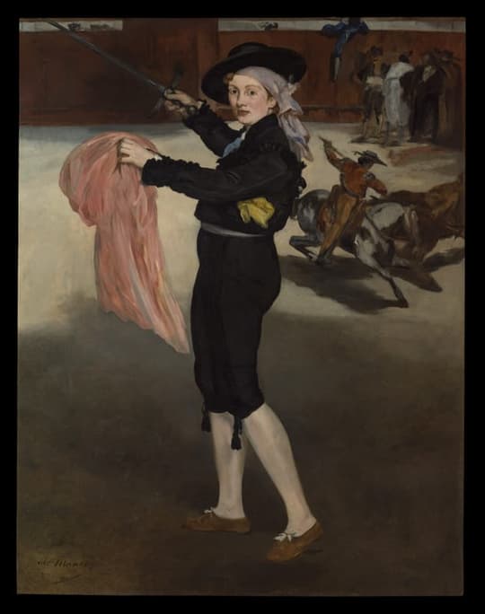 Mademoiselle V. . . in the Costume of an Espada, by Edouard Manet, 1862