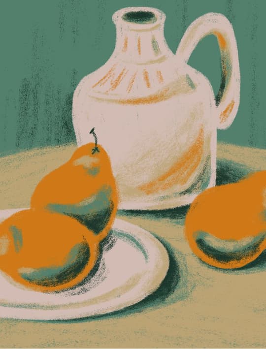 Still Life with Pitcher and Oranges